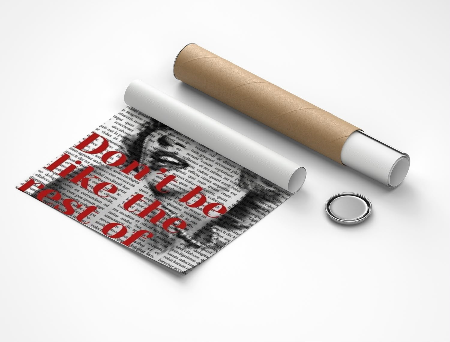 Rolled poster