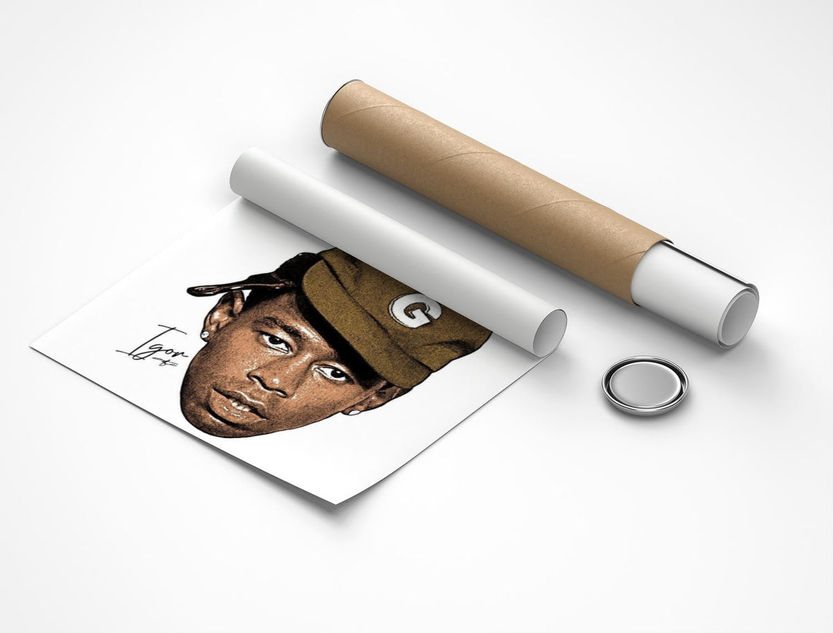 Rolled poster