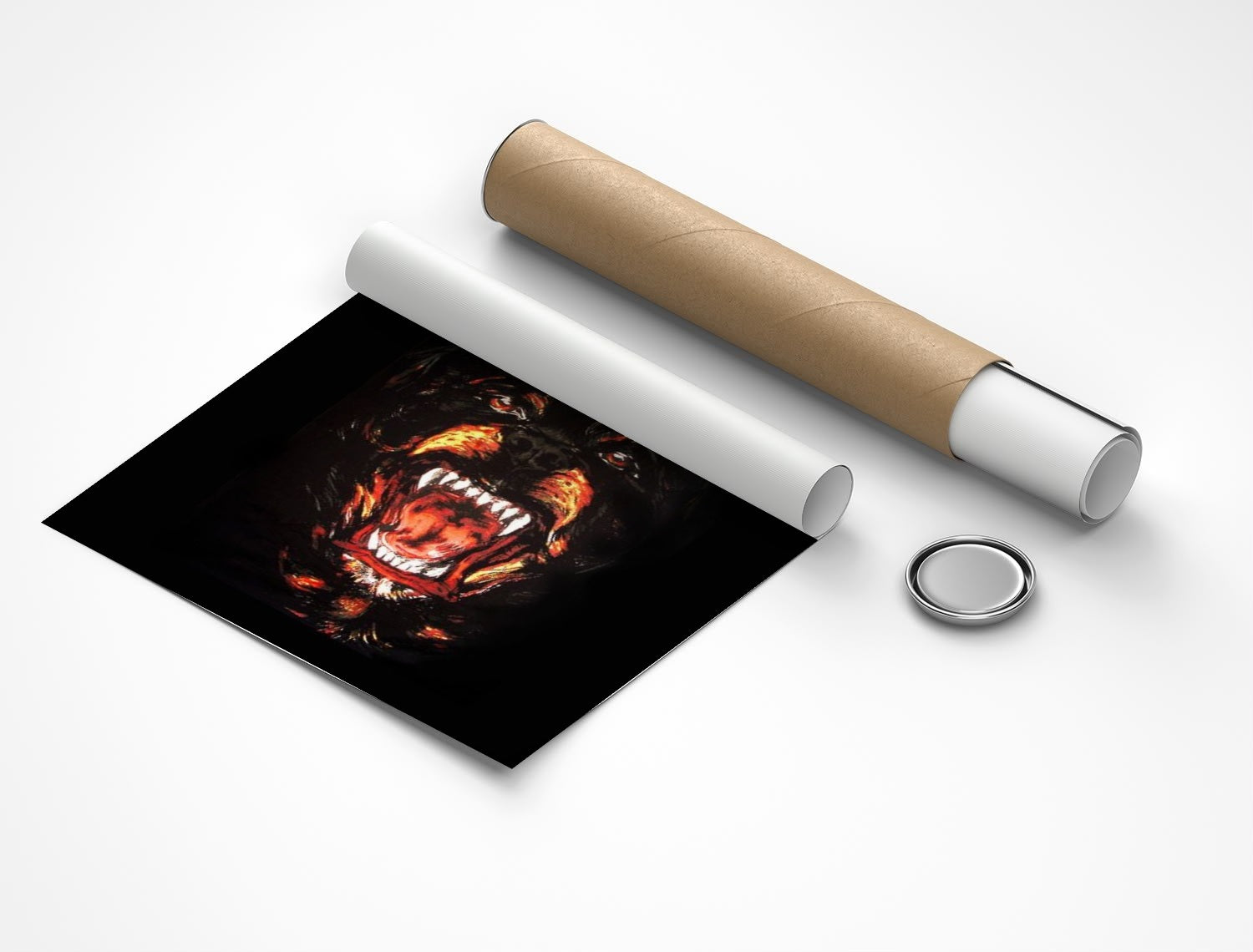 Rolled poster