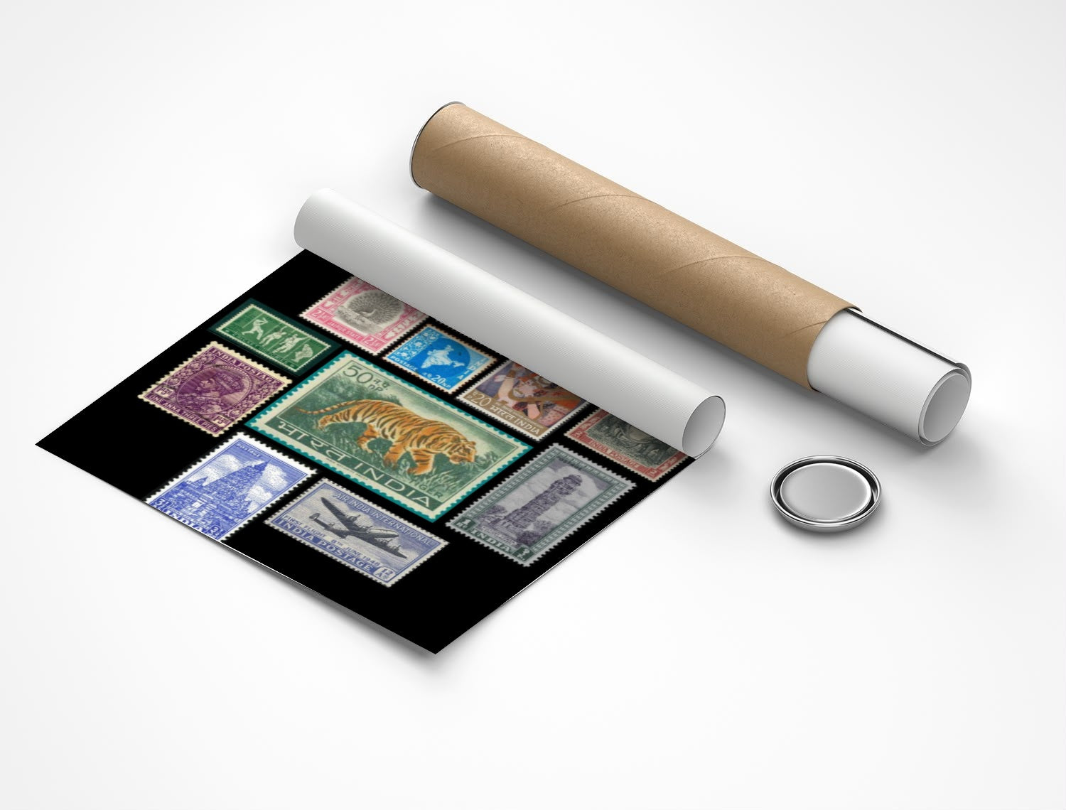 Rolled poster