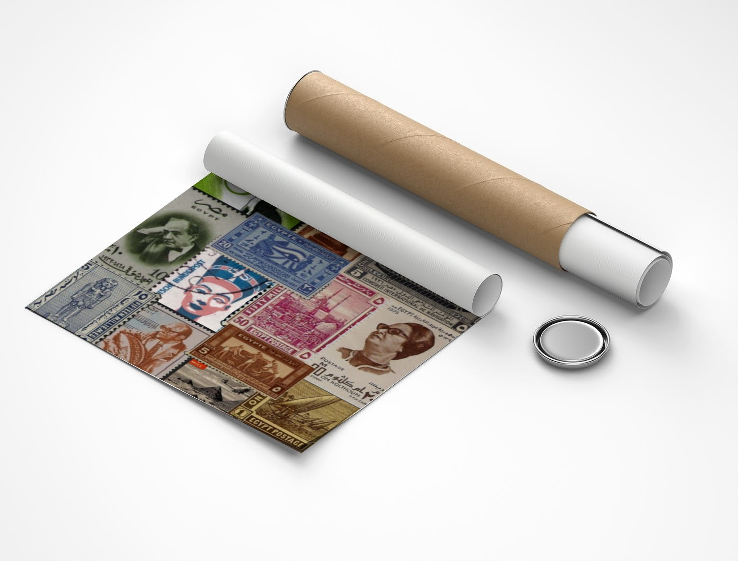 Rolled poster