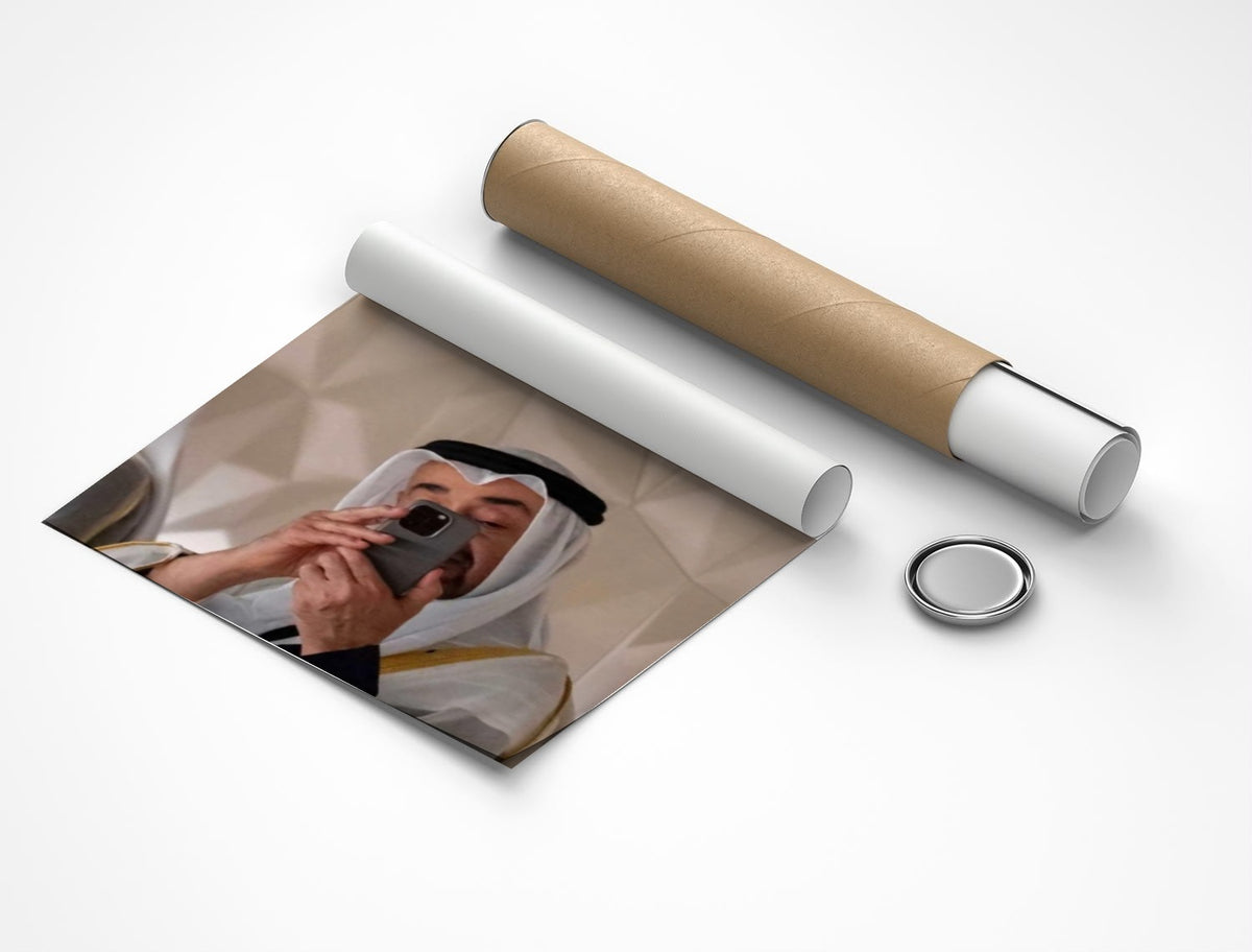 Rolled poster