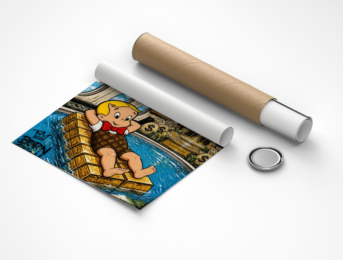 Rolled poster