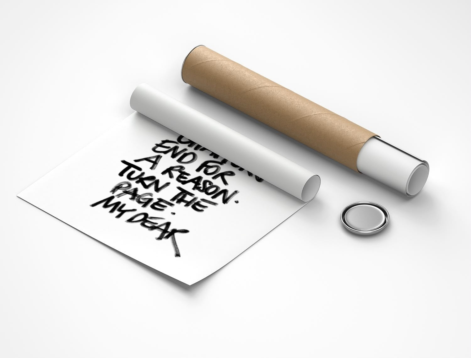 Rolled poster