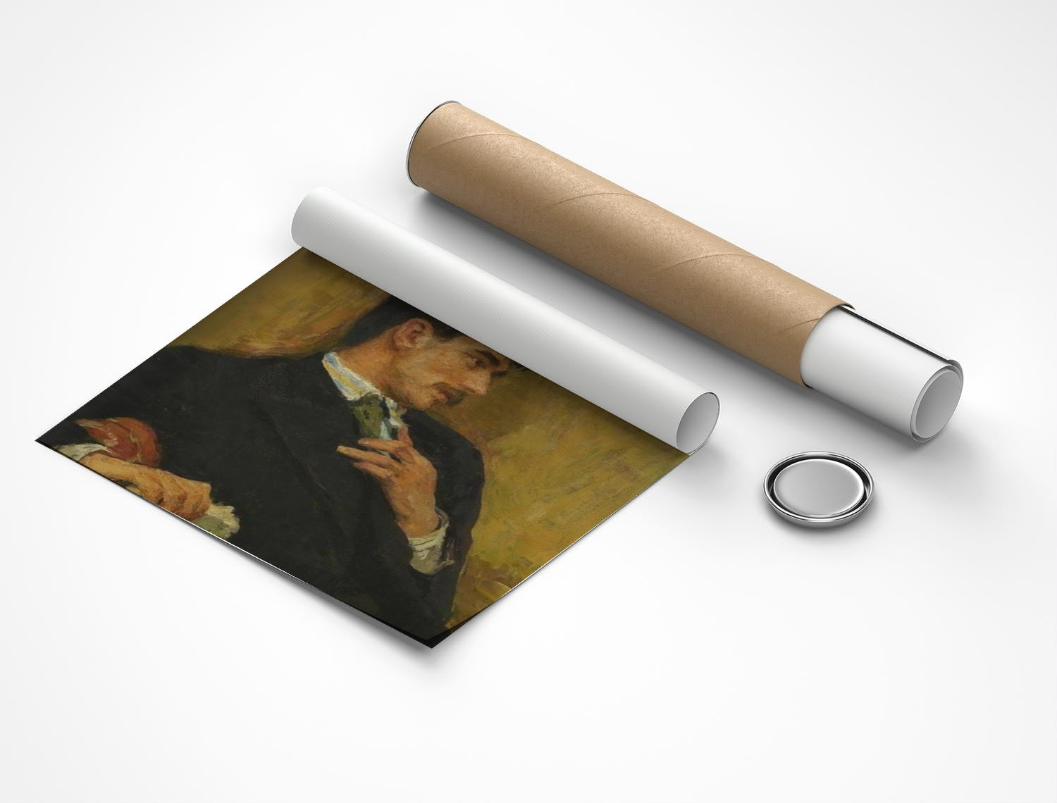 Rolled poster