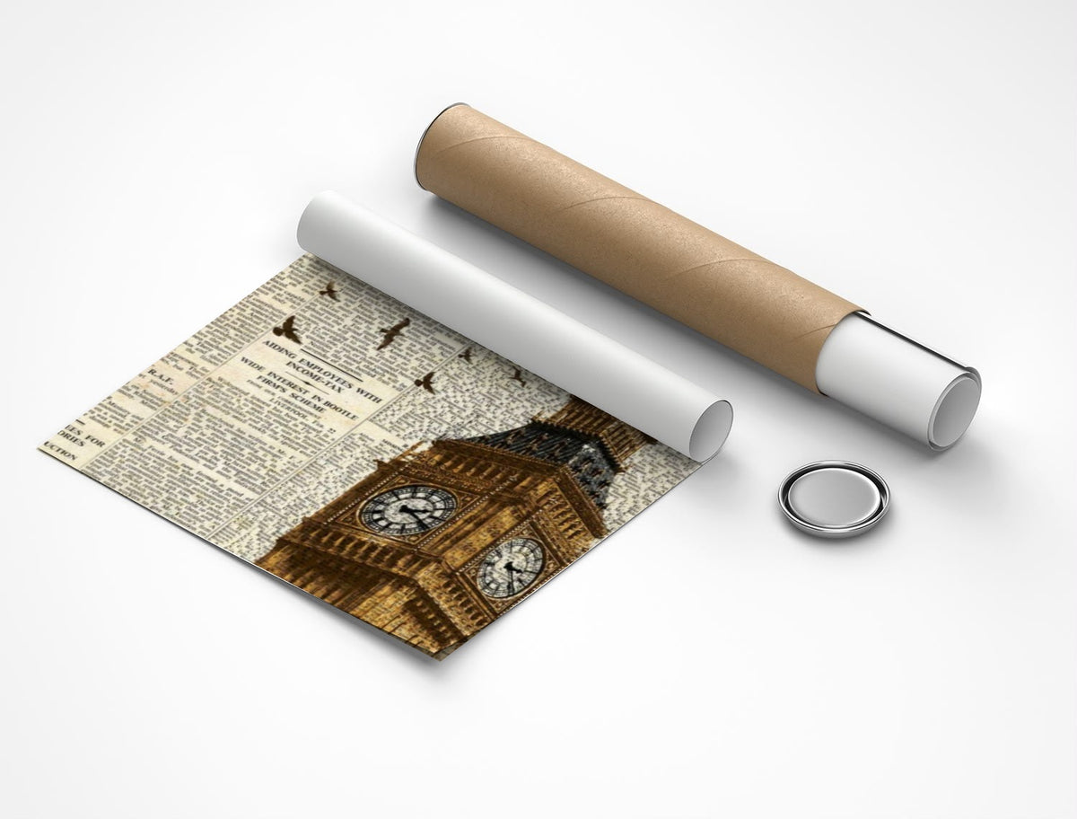 Rolled poster