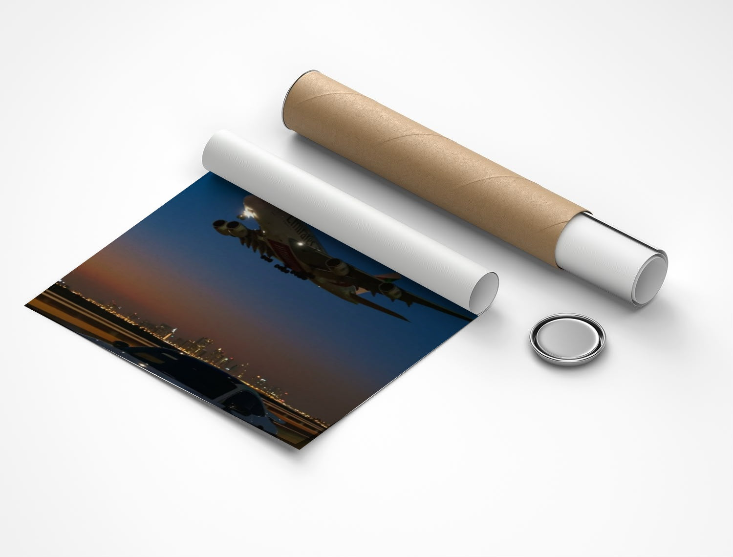 Rolled poster