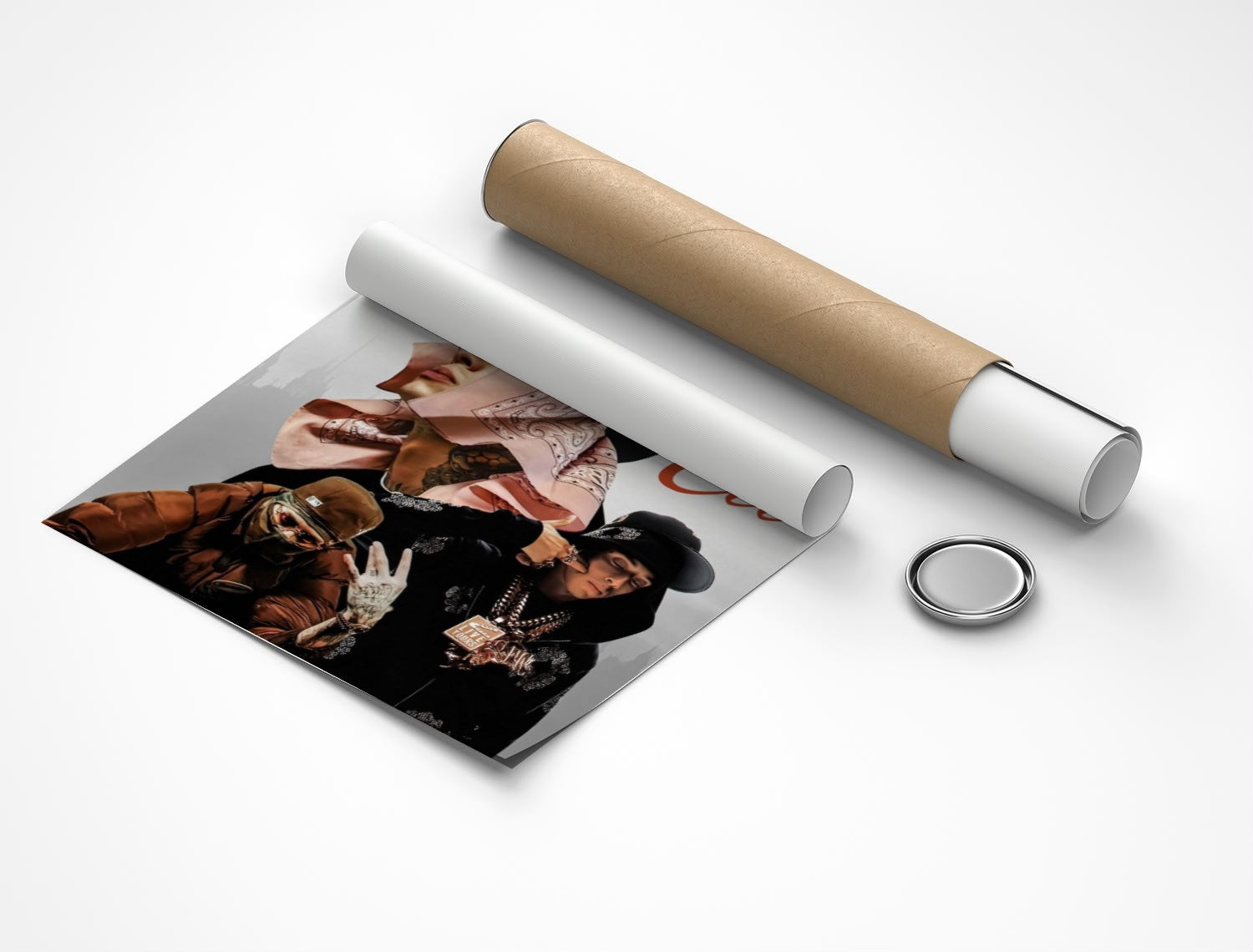 Rolled poster