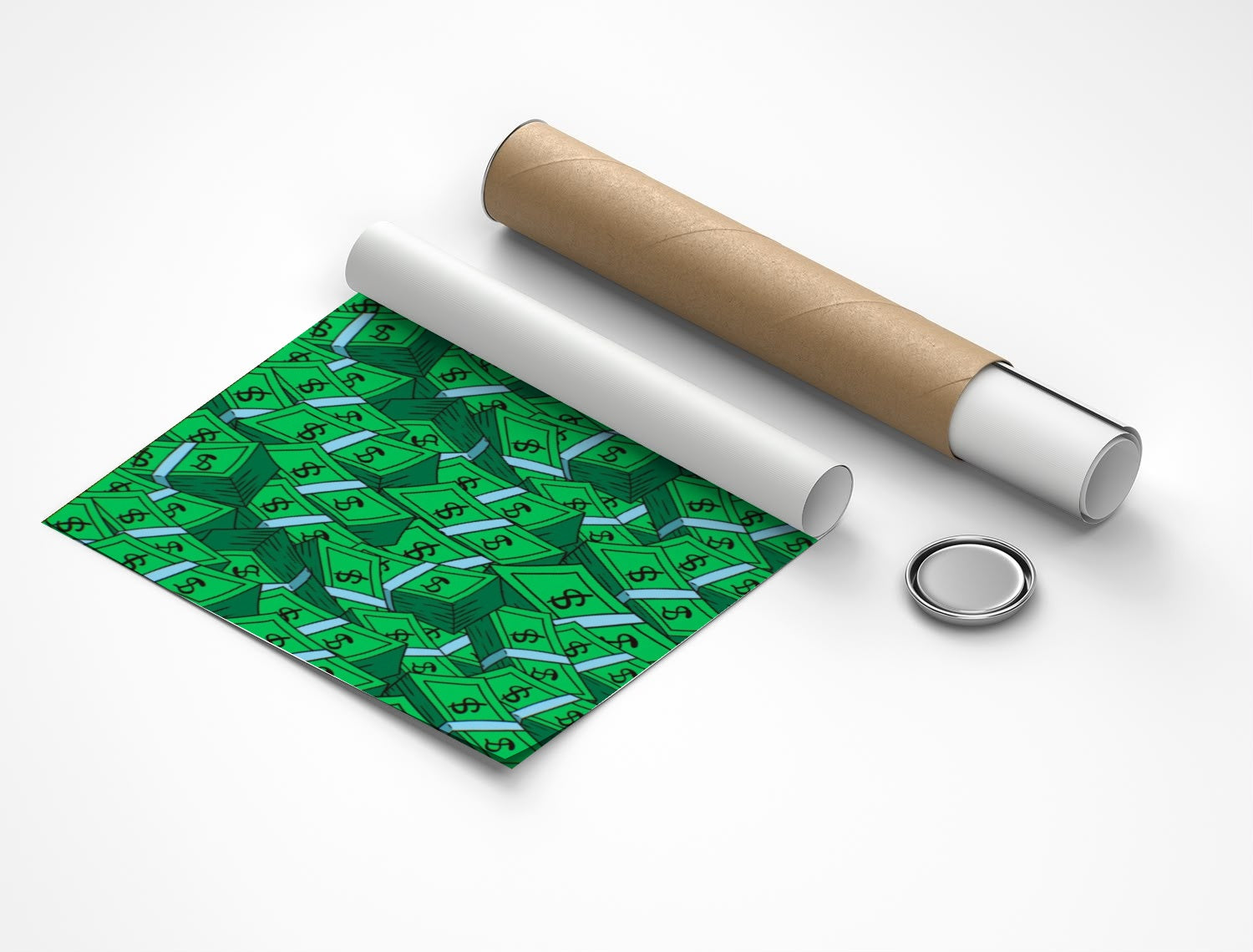 Rolled poster