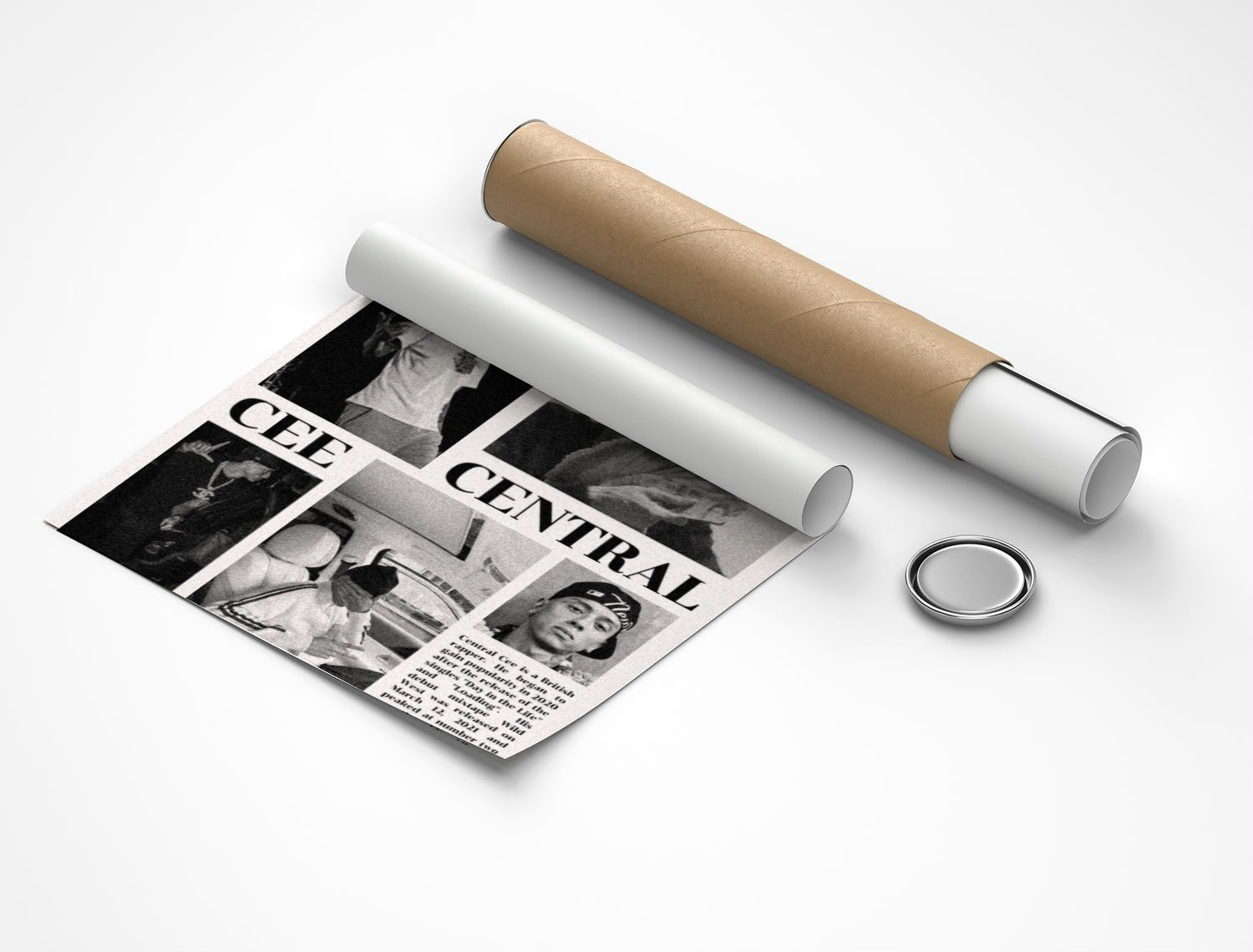 Rolled poster