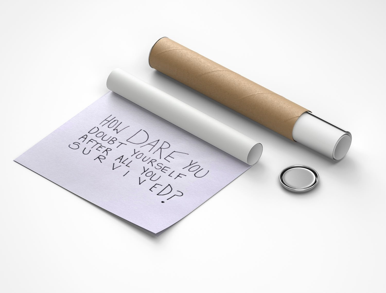 Rolled poster