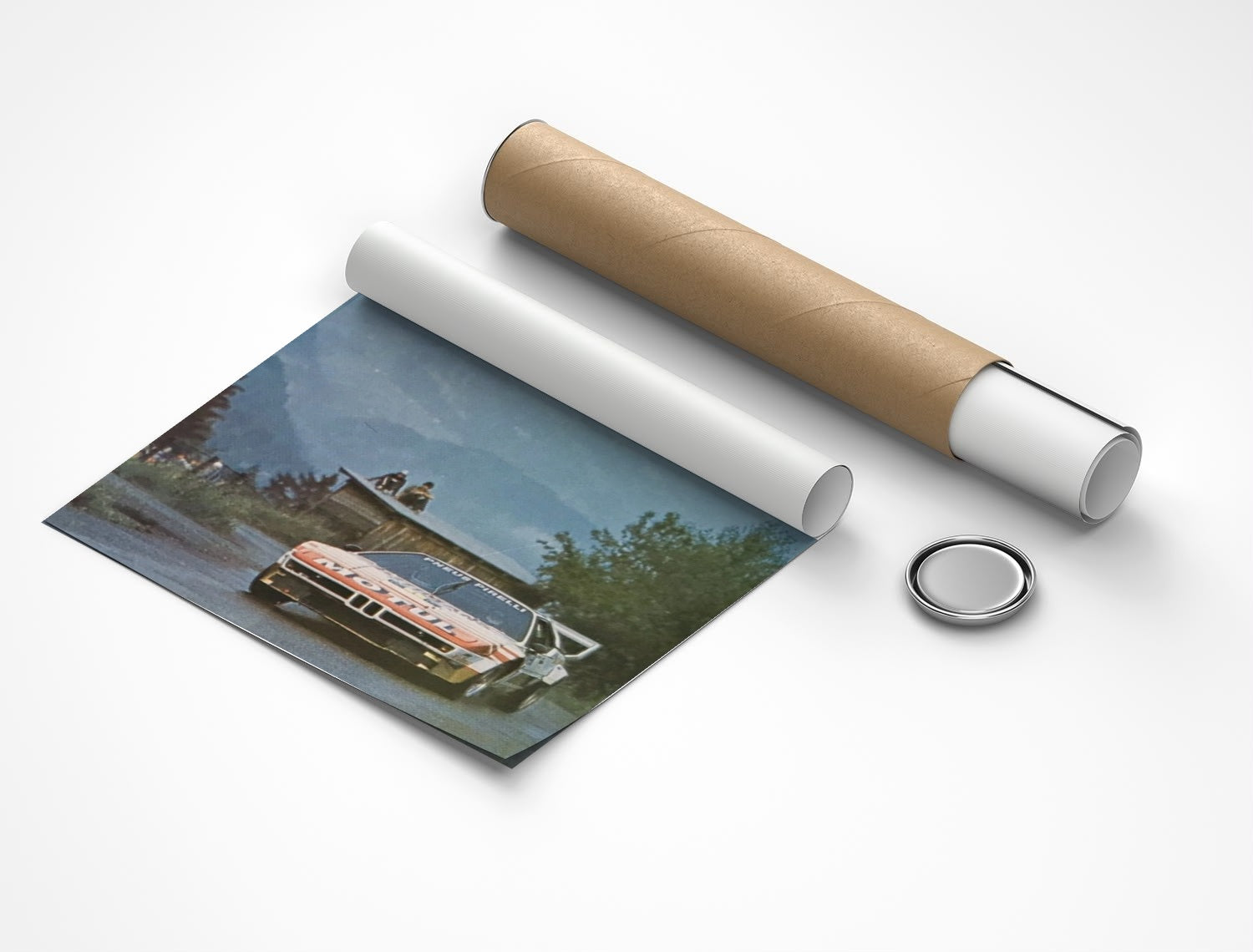Rolled poster