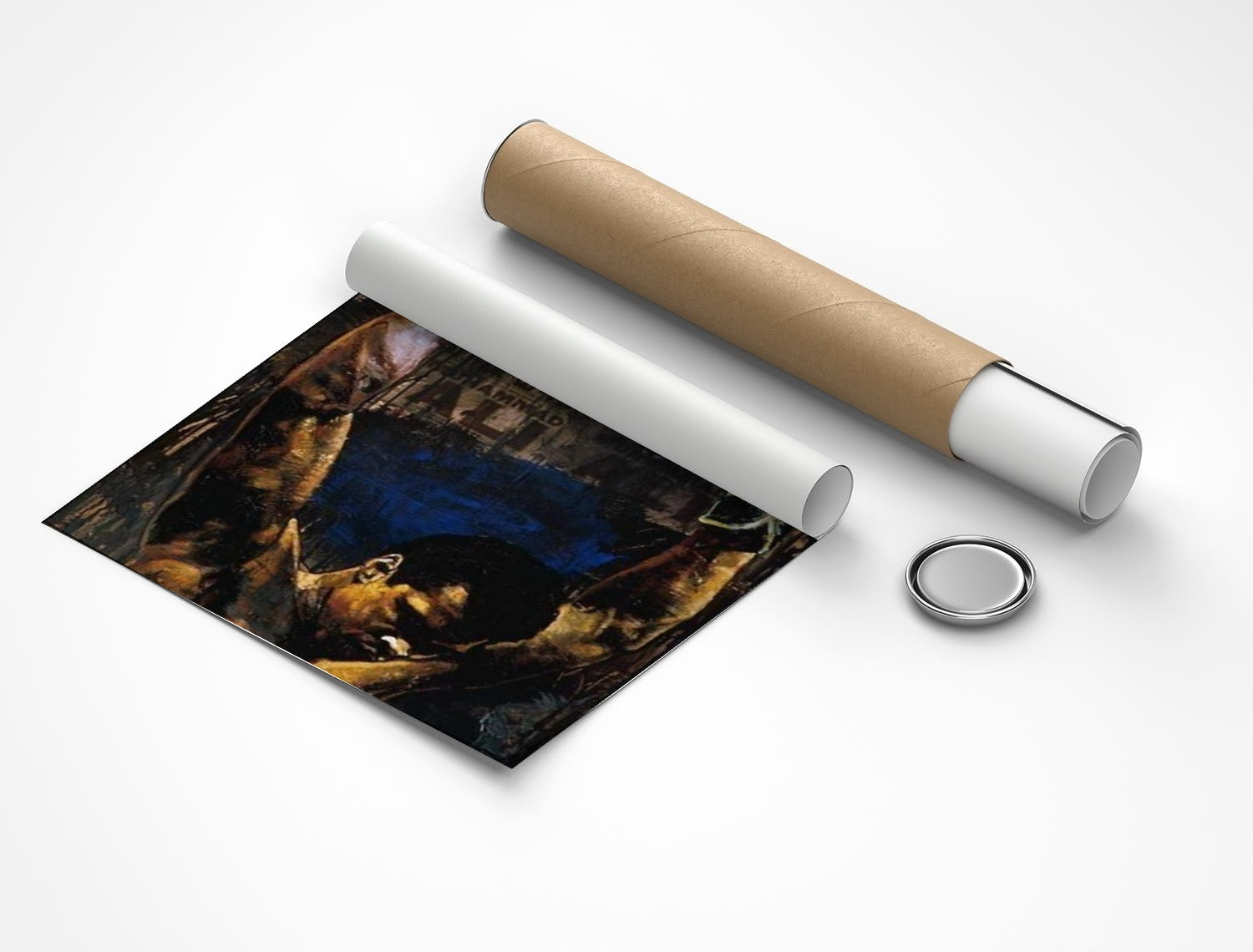Rolled poster