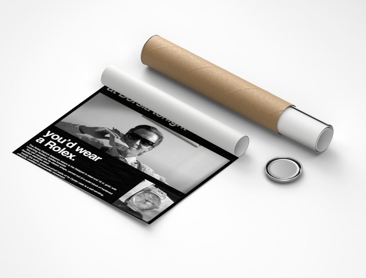 Rolled poster