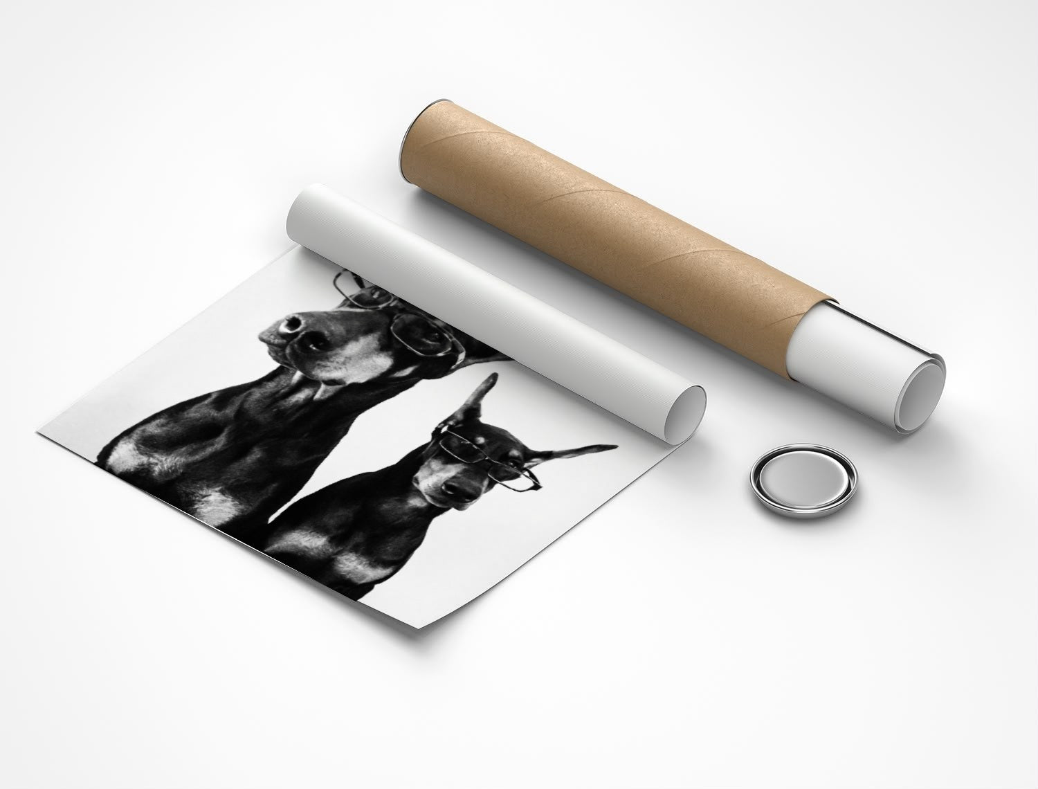 Rolled poster