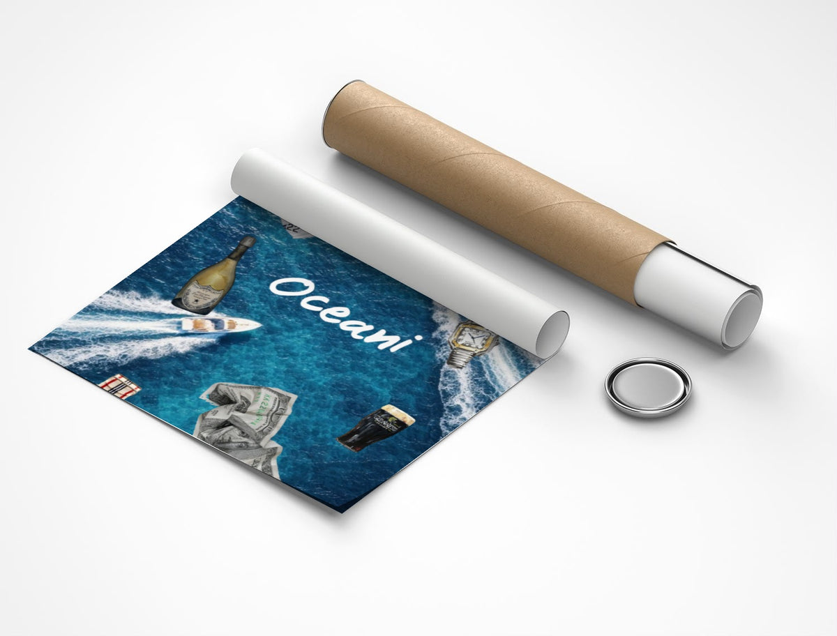Rolled poster