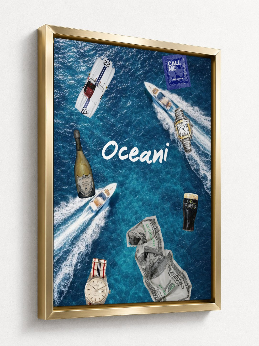 Gold floater