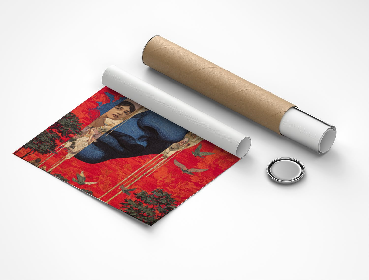 Rolled poster