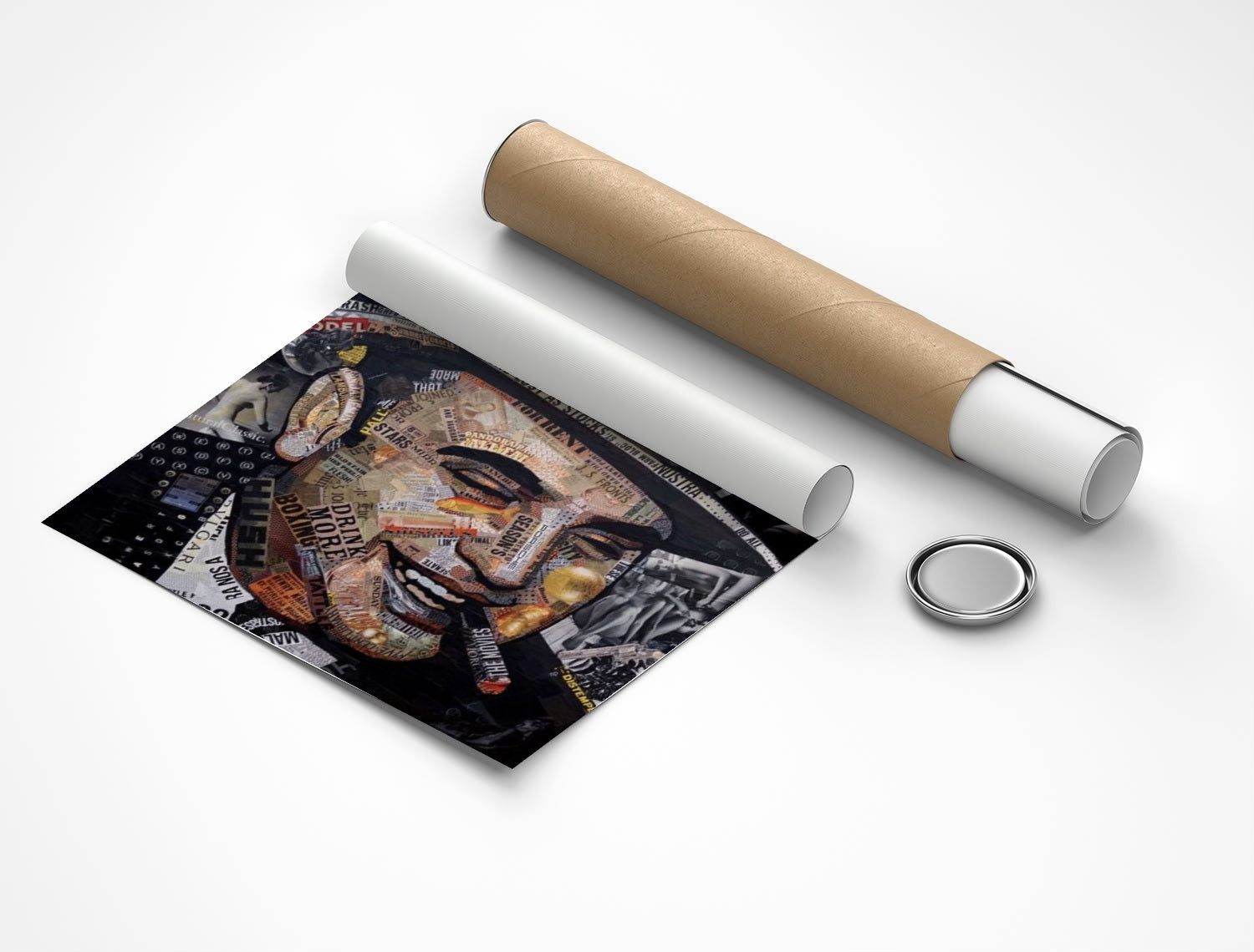 Rolled poster