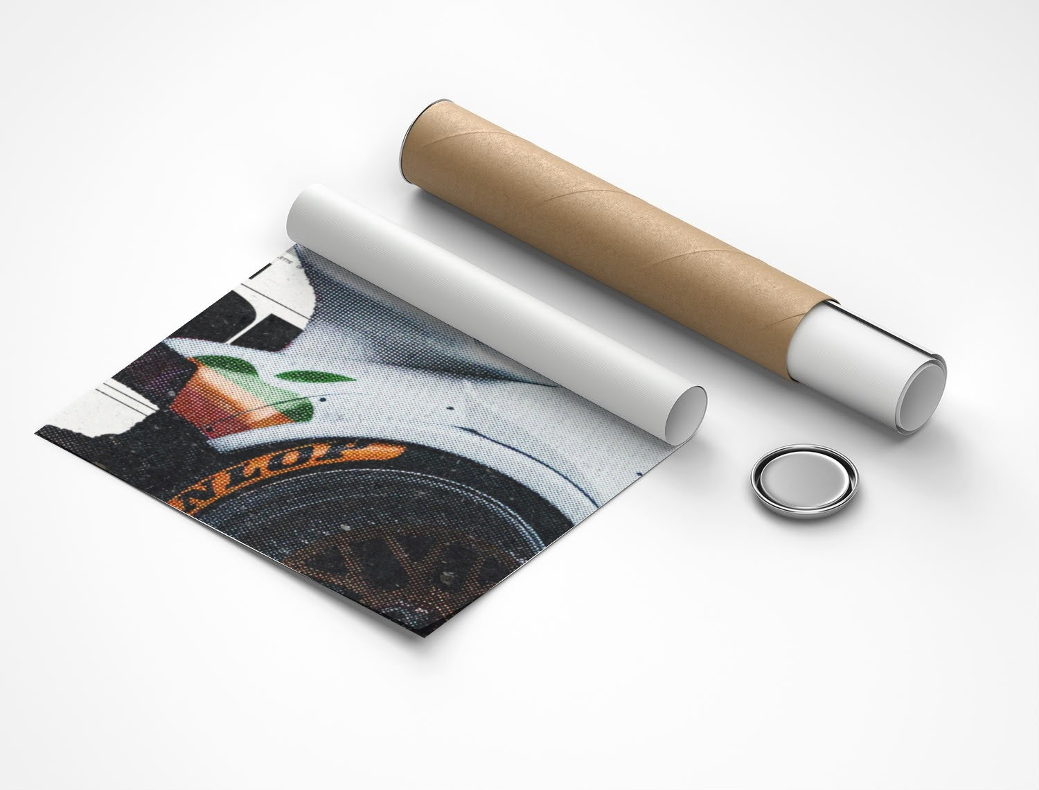Rolled poster