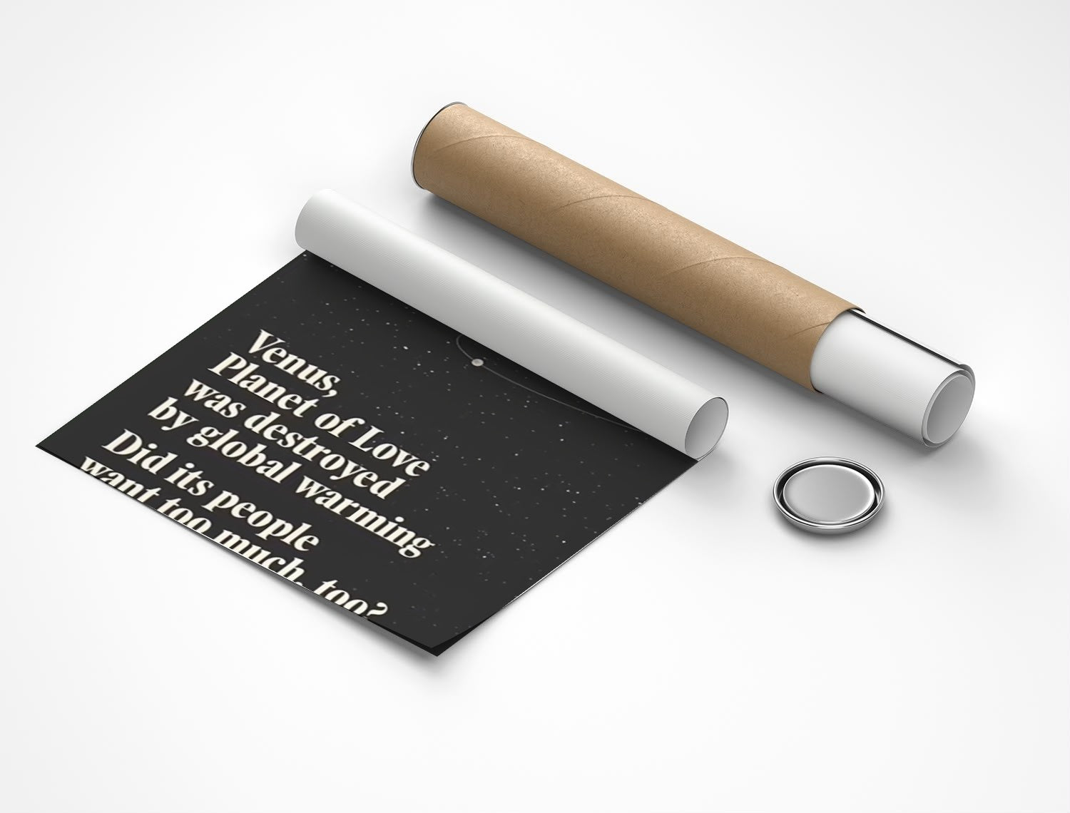 Rolled poster
