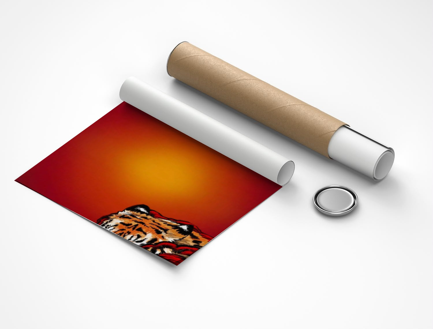 Rolled poster