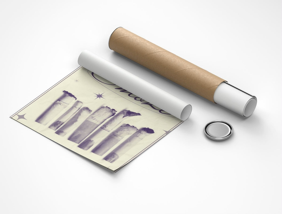 Rolled poster