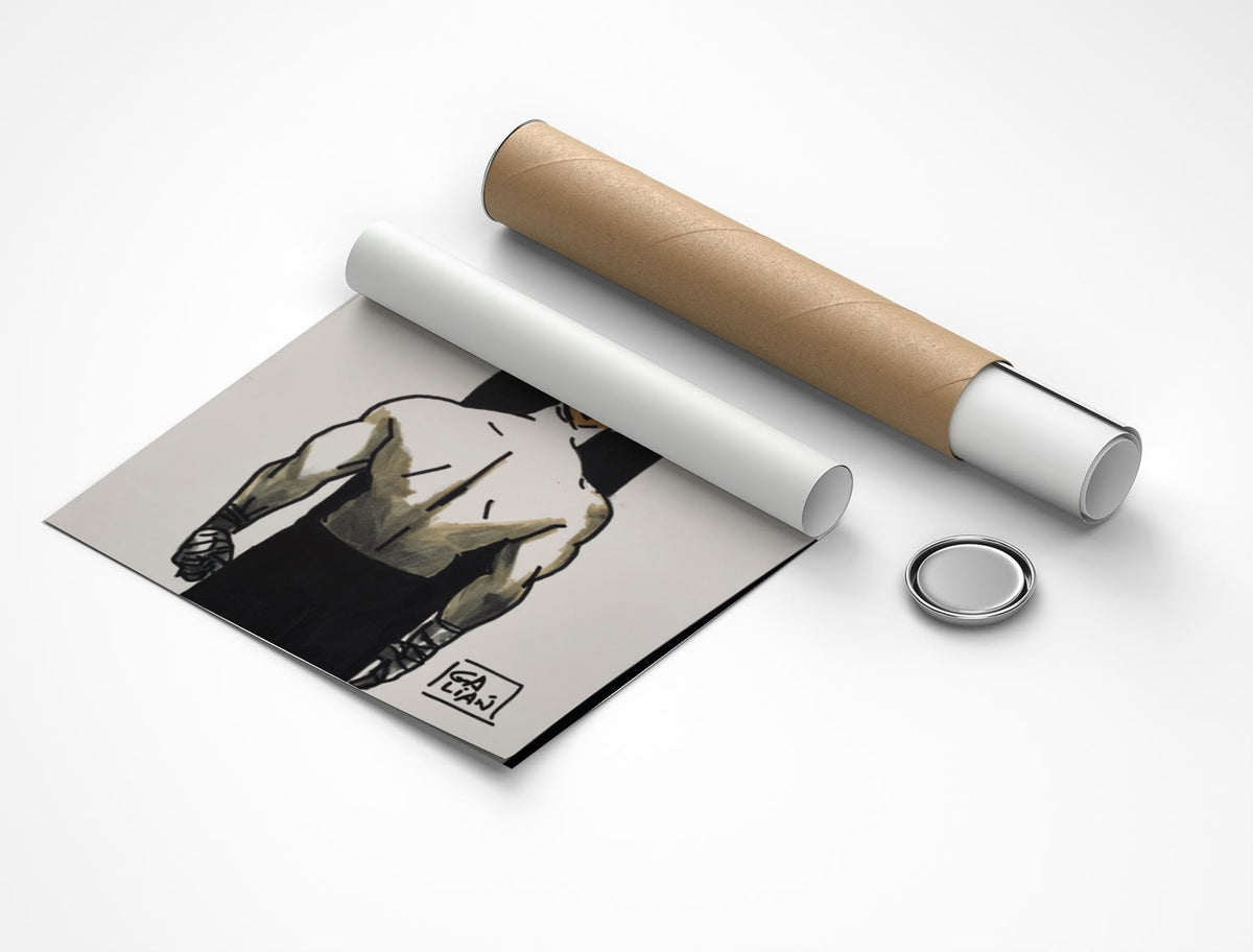 Rolled poster