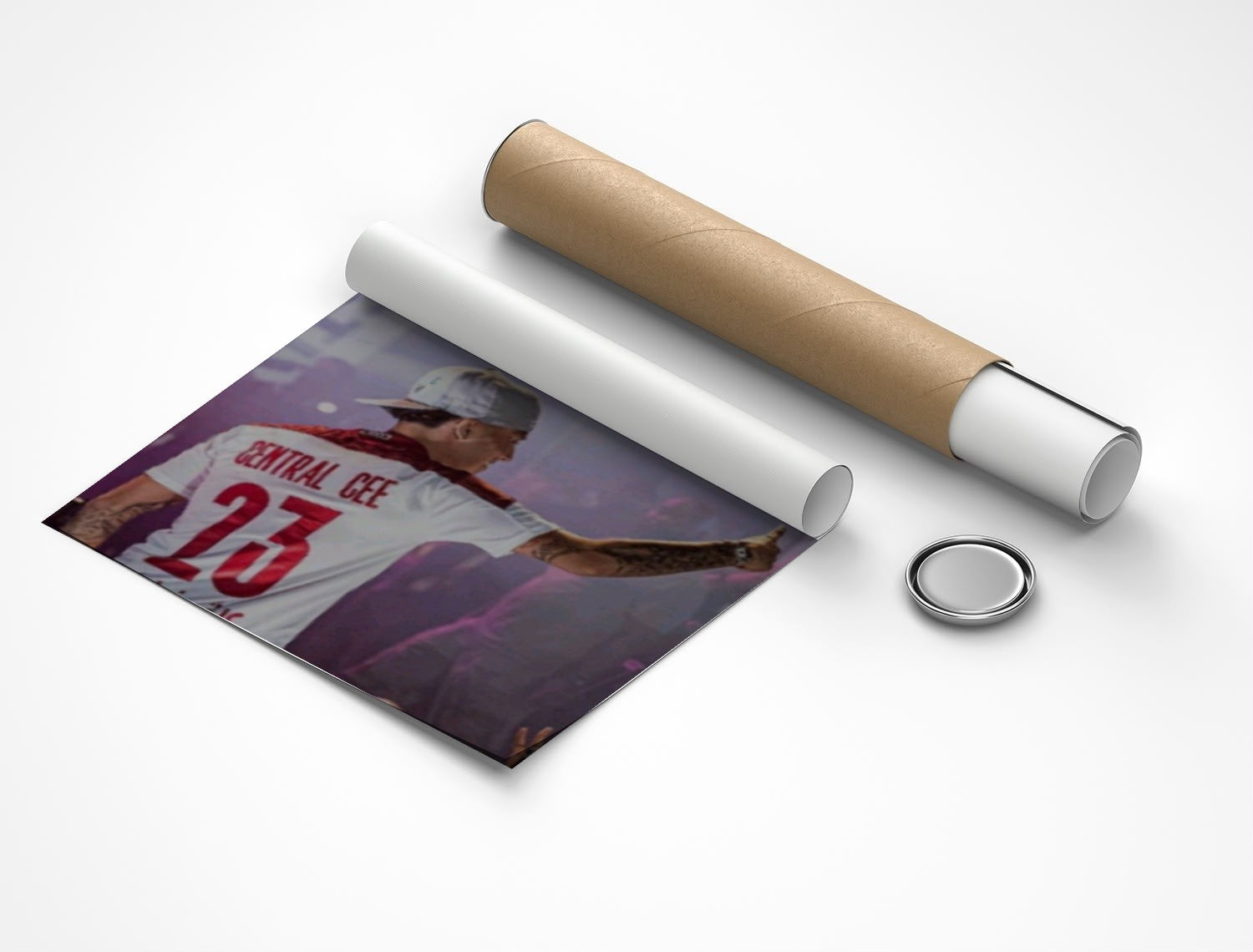Rolled poster
