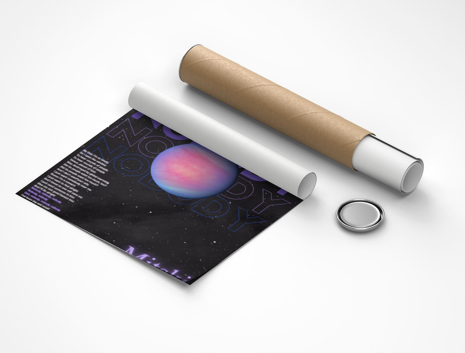 Rolled poster