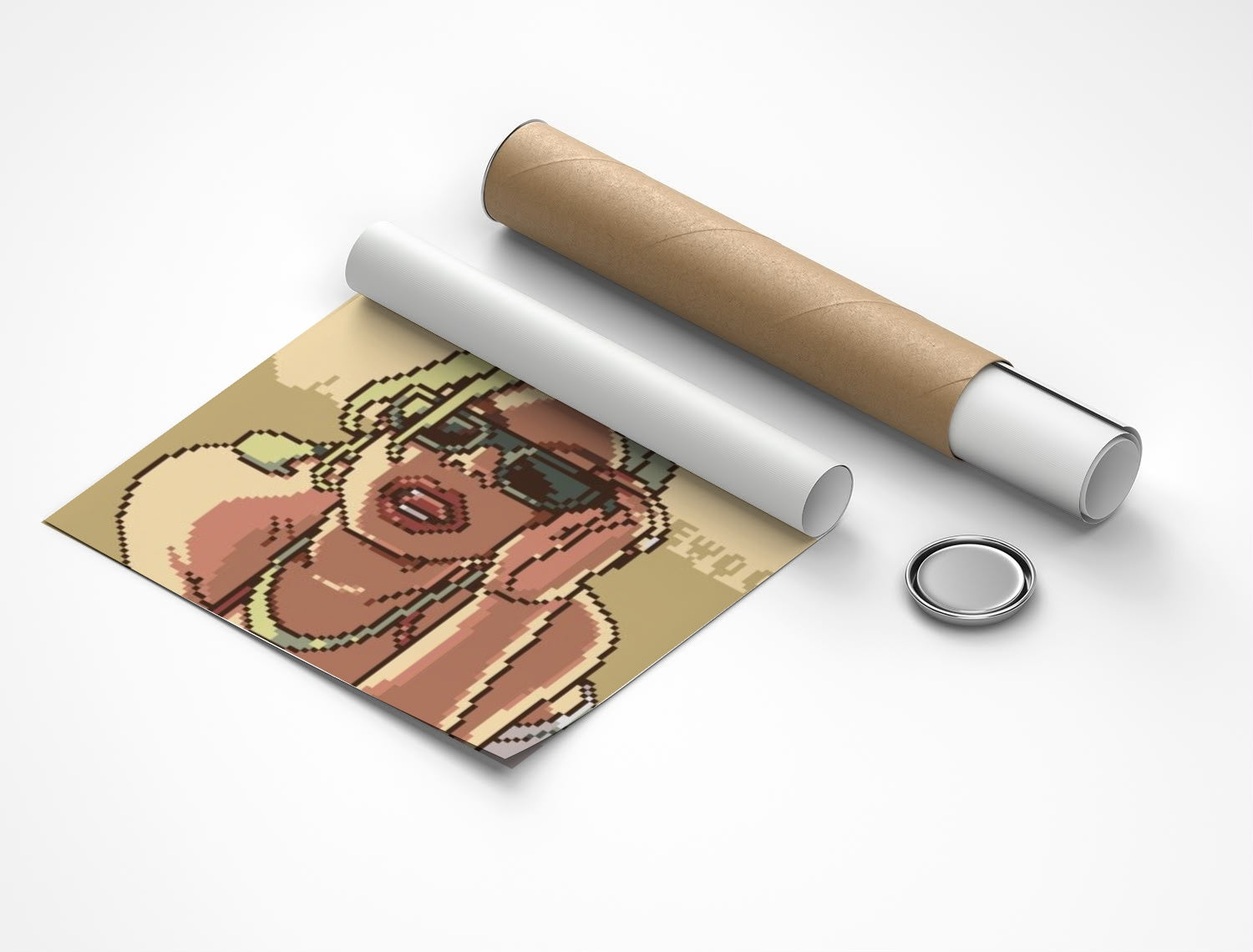 Rolled poster