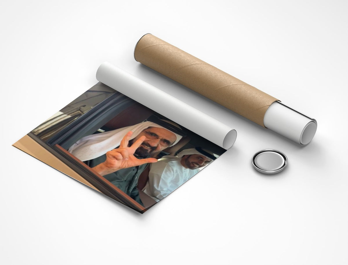 Rolled poster