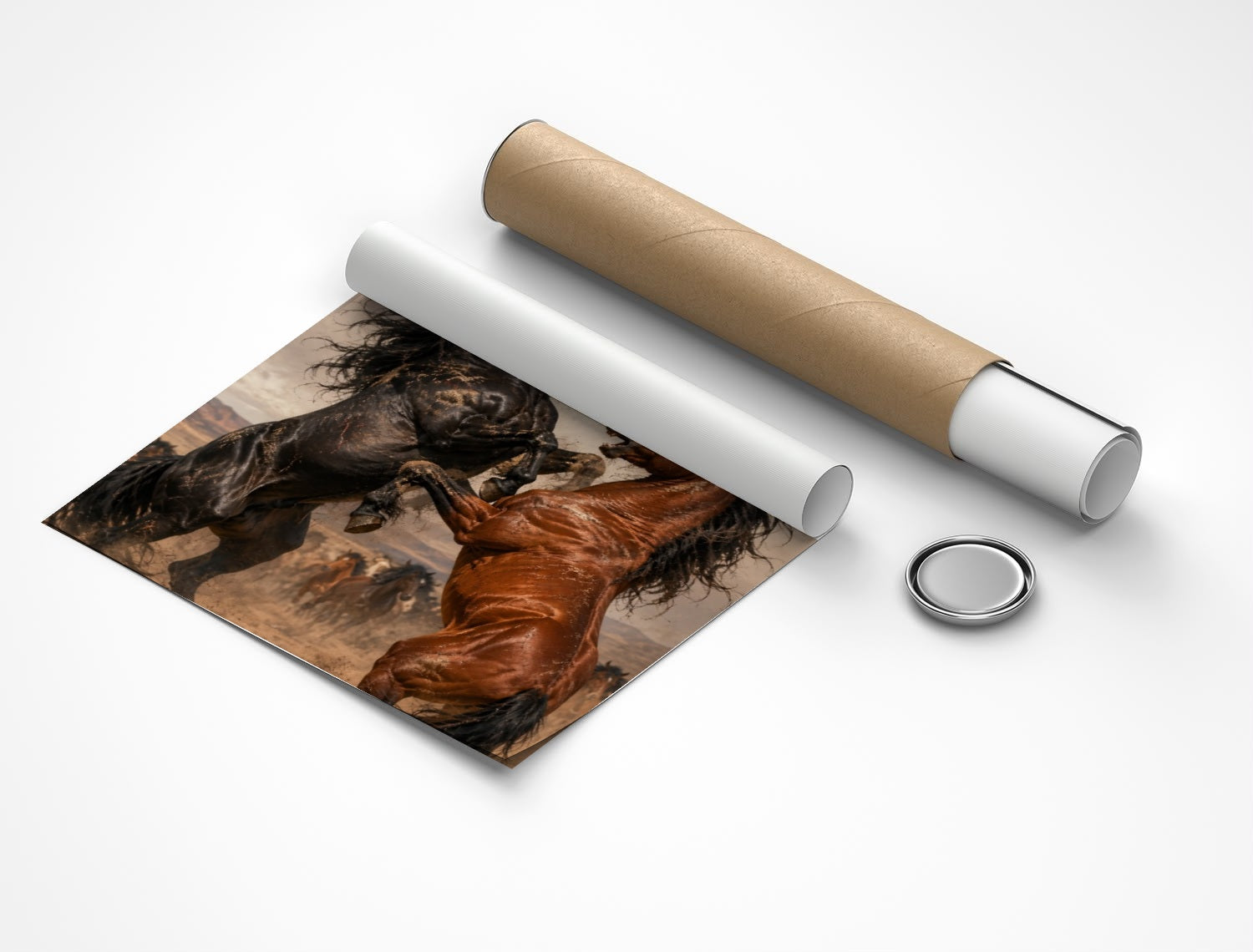 Rolled poster