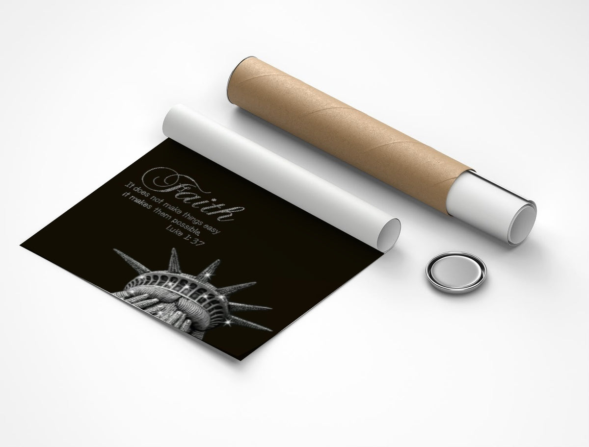 Rolled poster