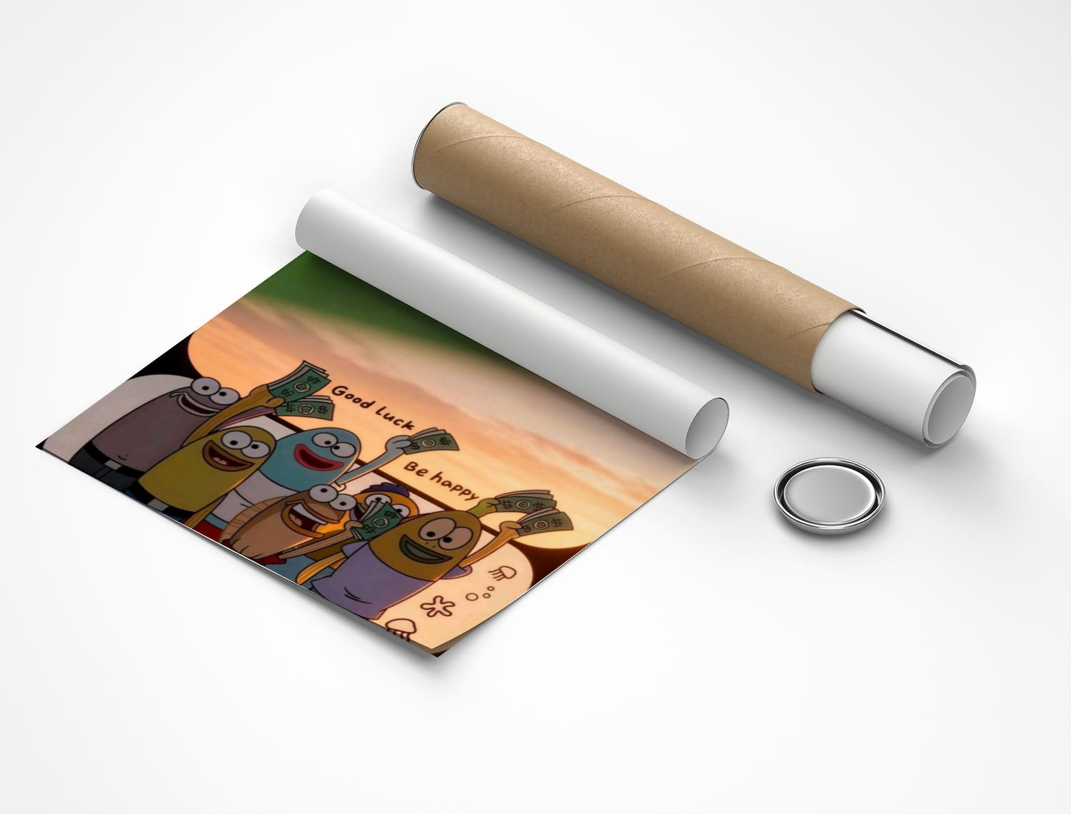 Rolled poster