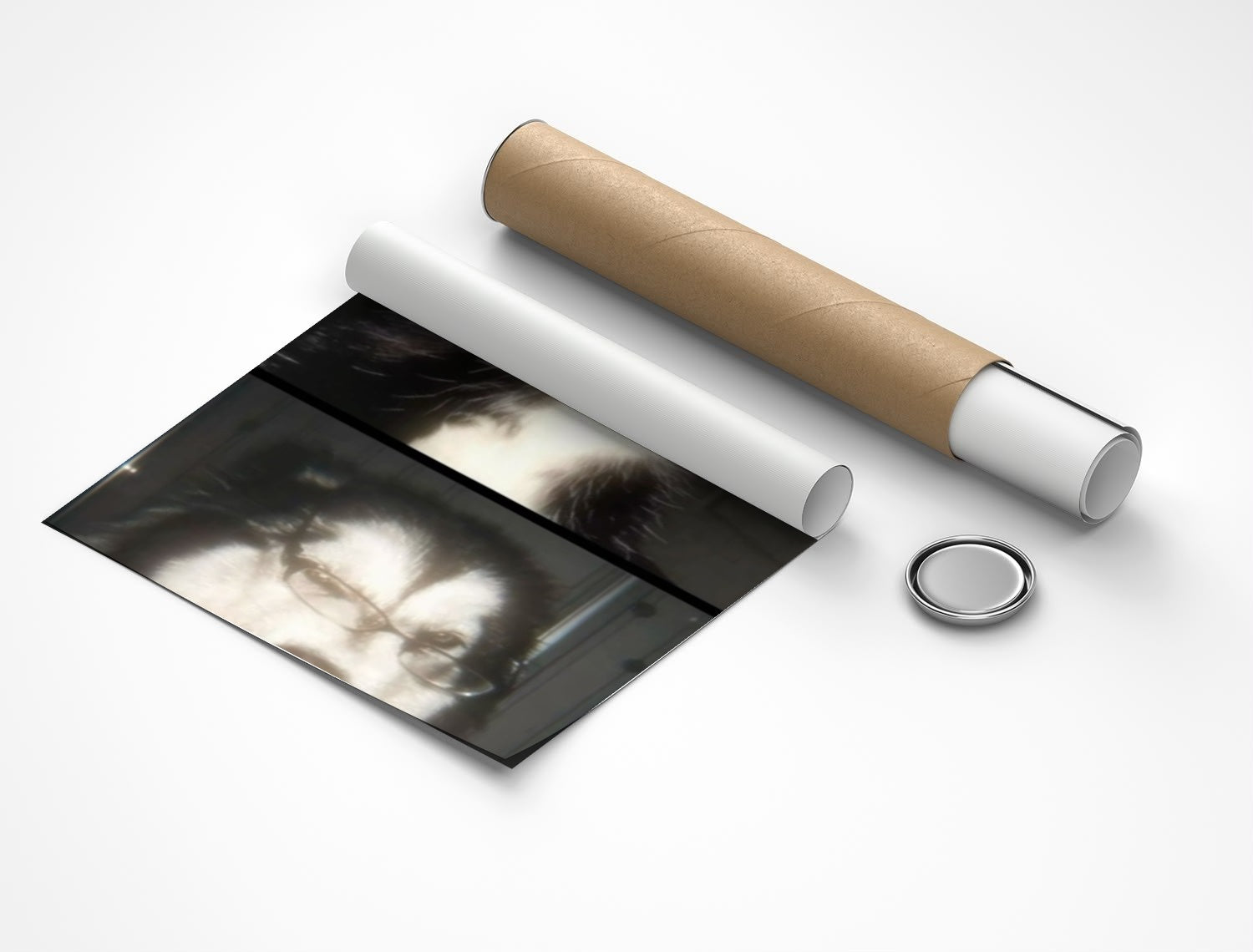 Rolled poster