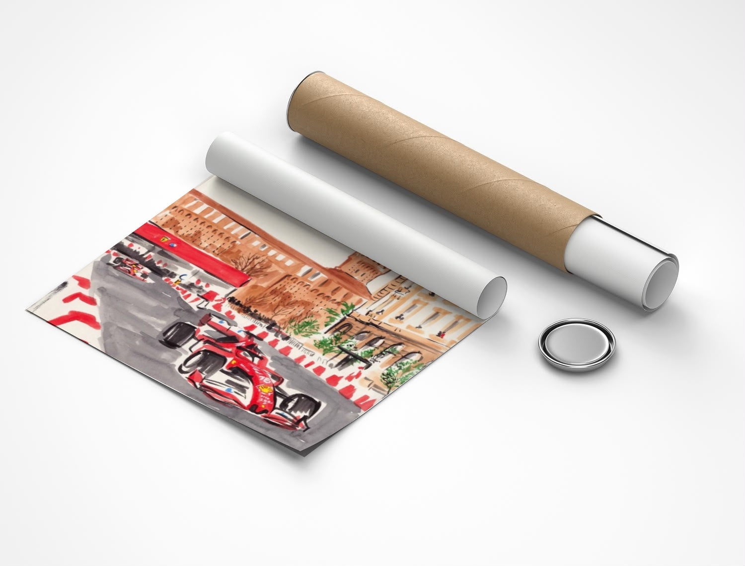 Rolled poster