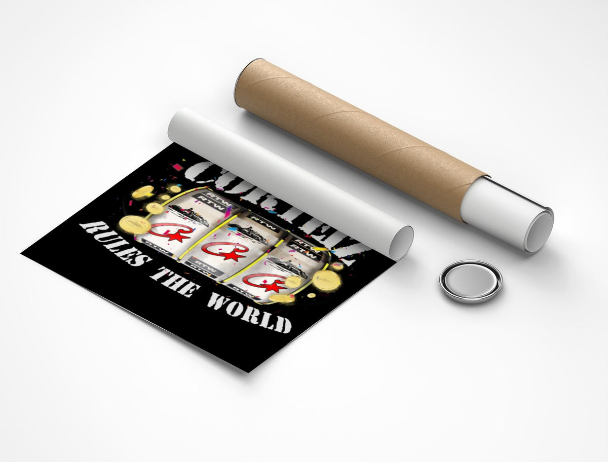 Rolled poster