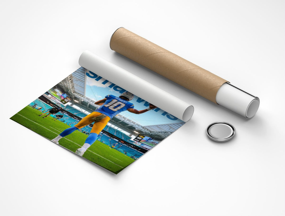 Rolled poster