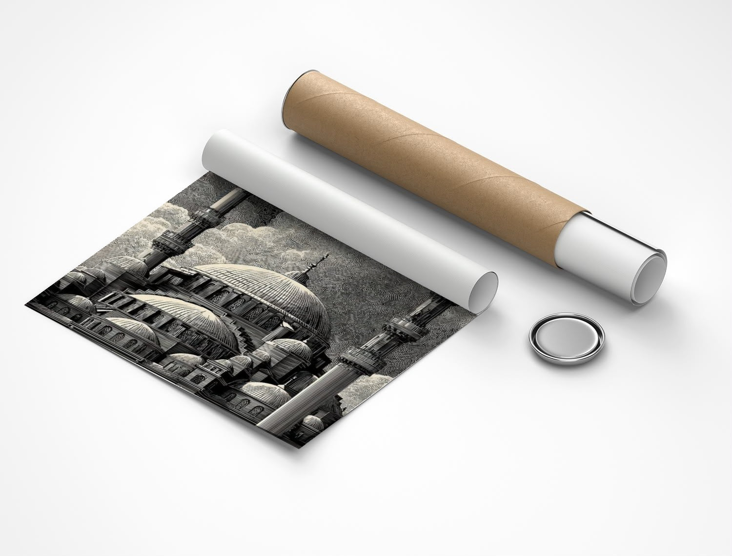 Rolled poster