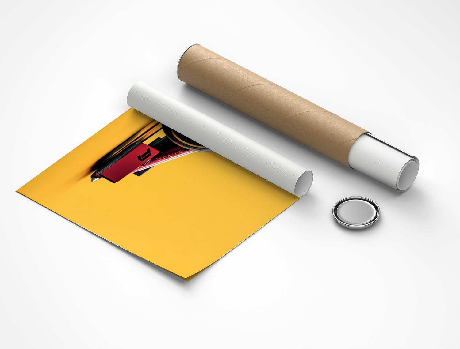 Rolled poster