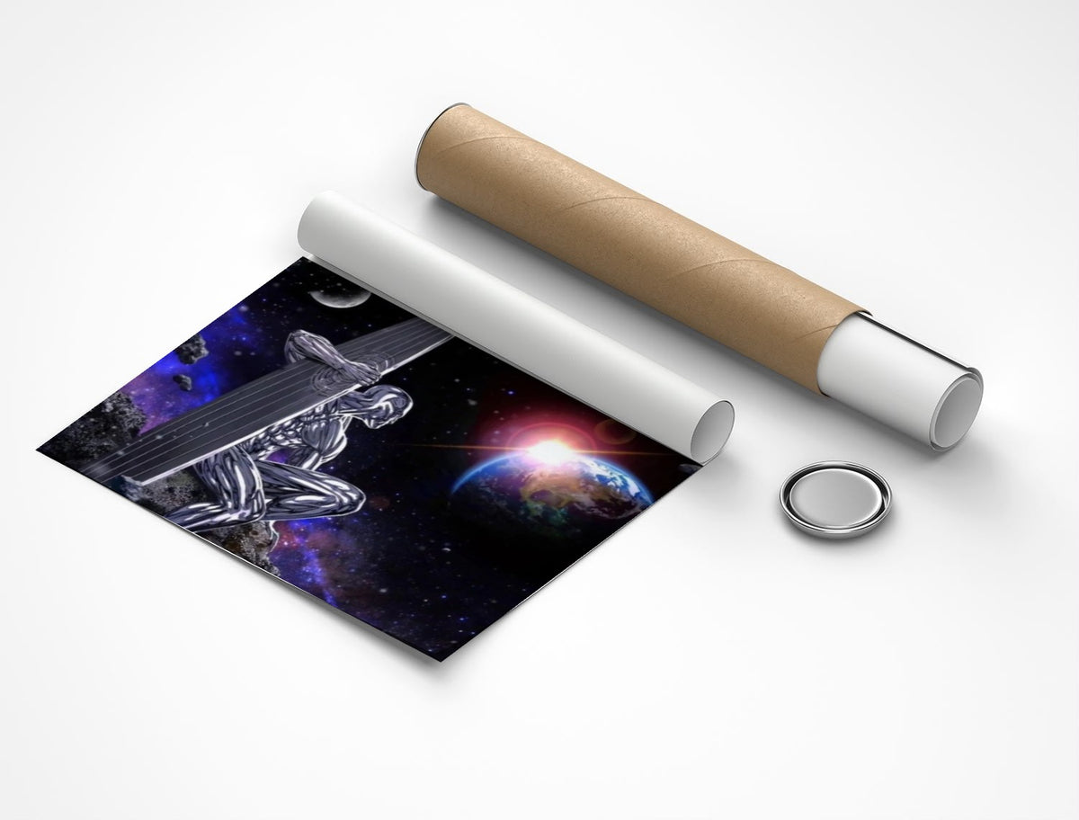 Rolled poster
