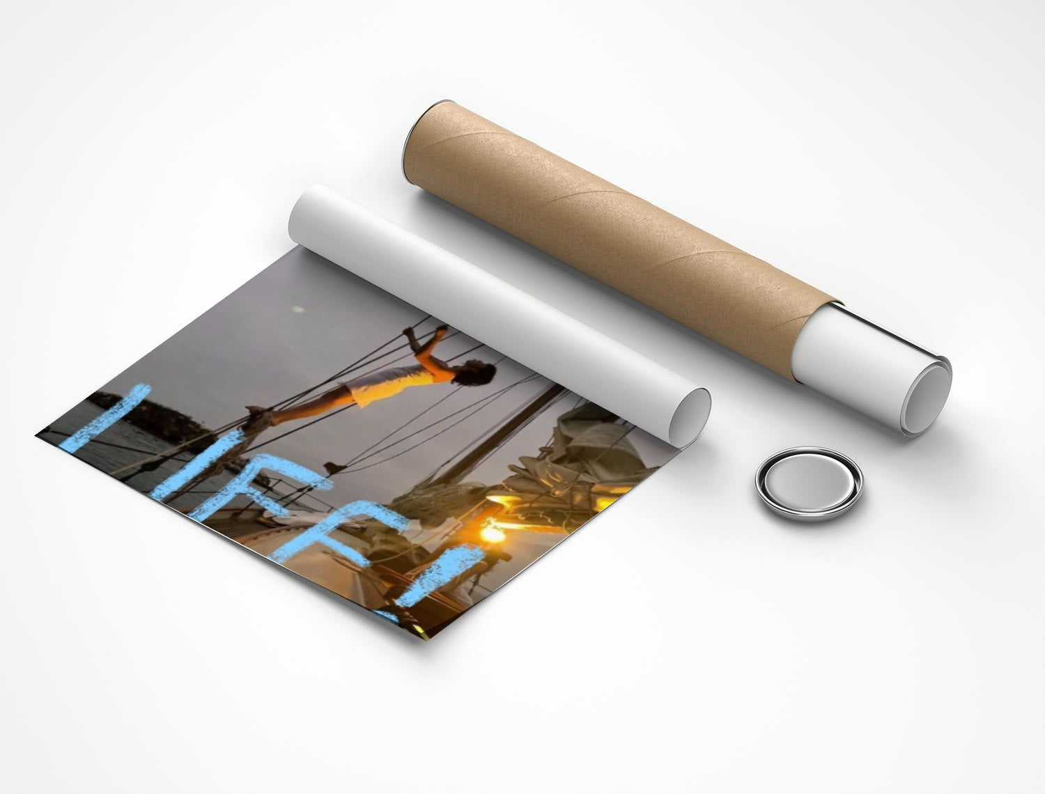 Rolled poster