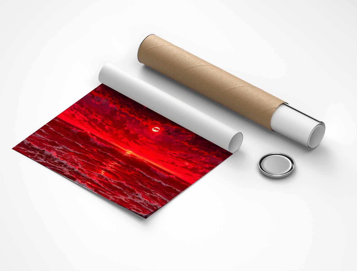 Rolled poster