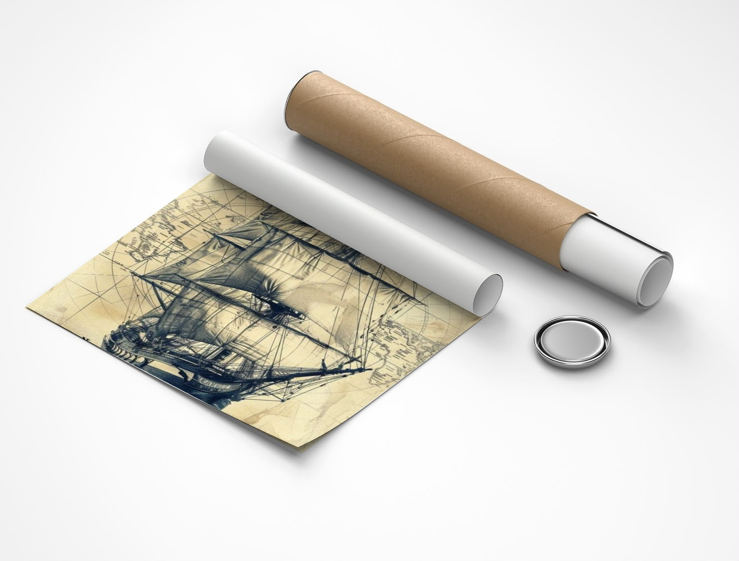 Rolled poster