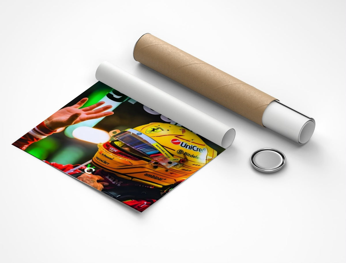 Rolled poster