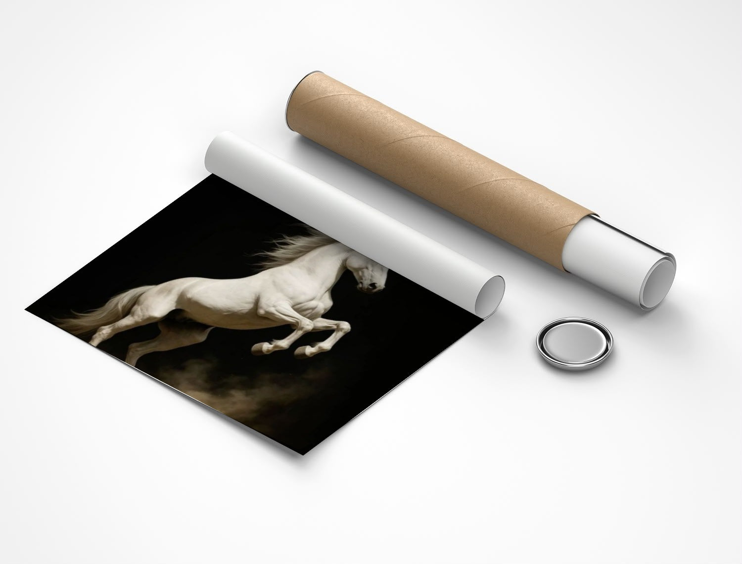 Rolled poster