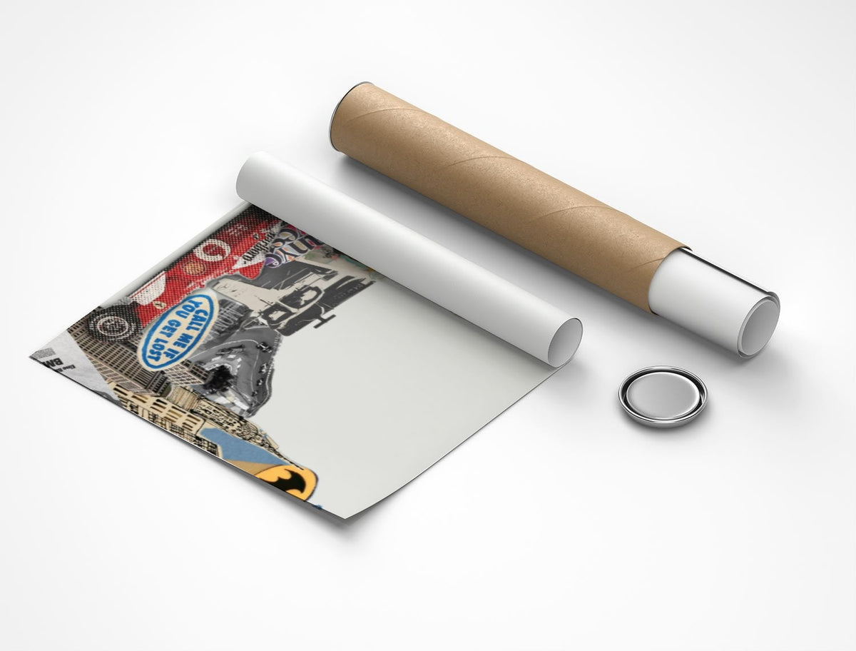 Rolled poster