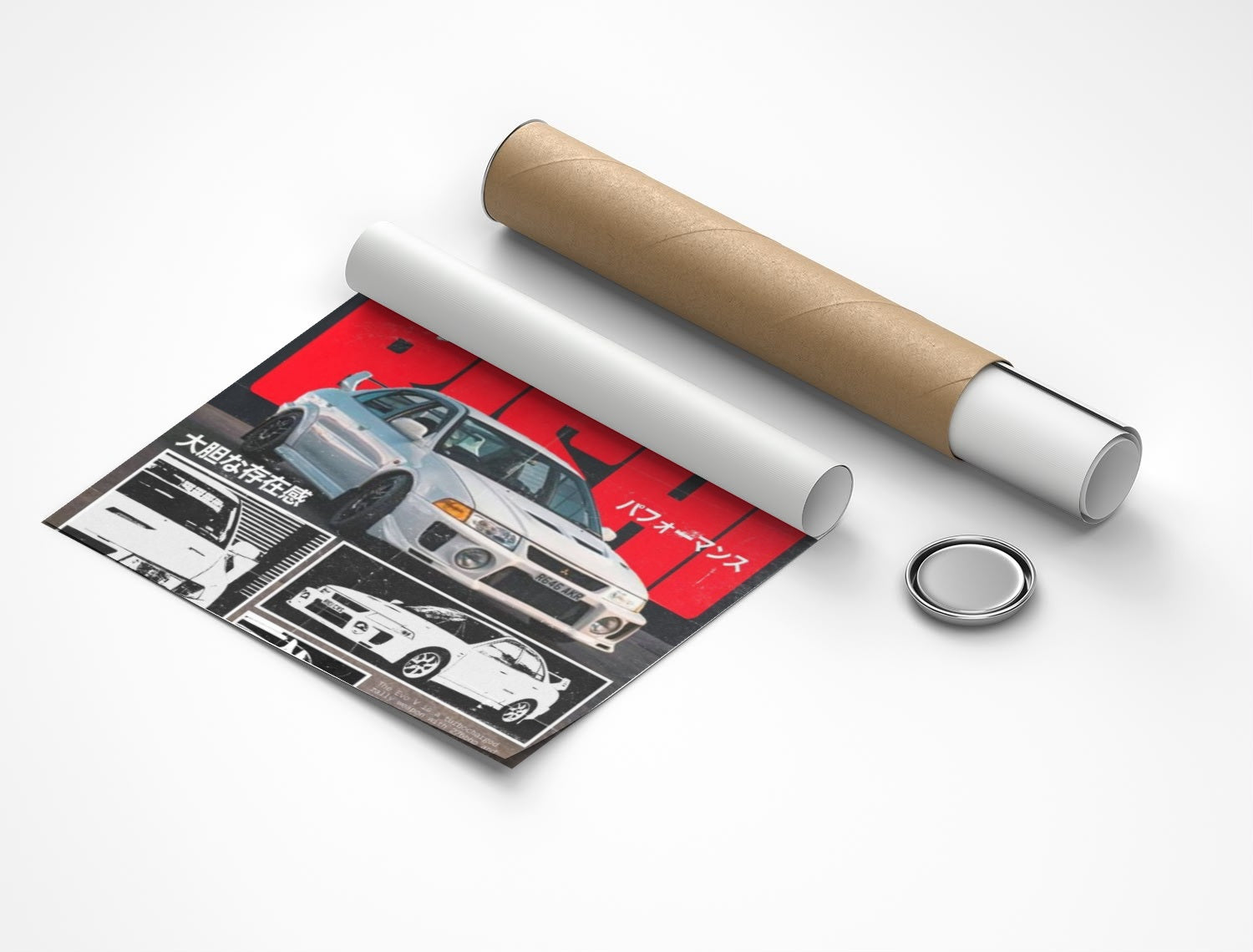 Rolled poster