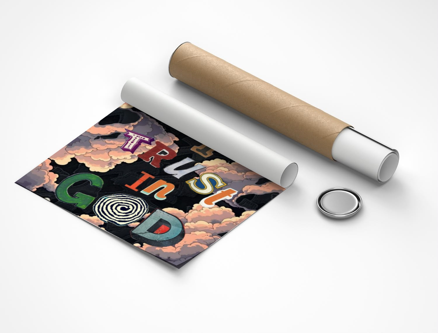 Rolled poster